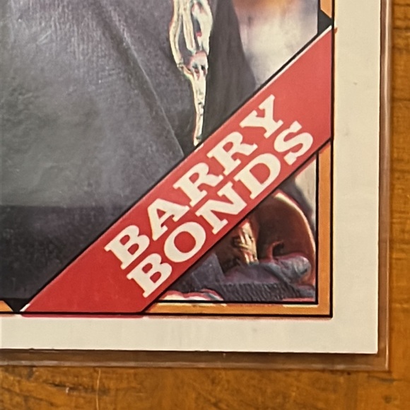 2 ULTRA RARE 1988 Topps Barry Bonds #450 baseball cards with multiple ERRORS - Picture 5 of 16